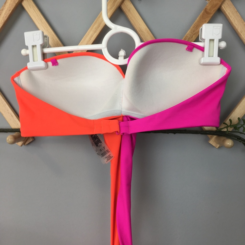 VS PINK • push up body wrap around bikini top SMALL - Picture 2 of 4